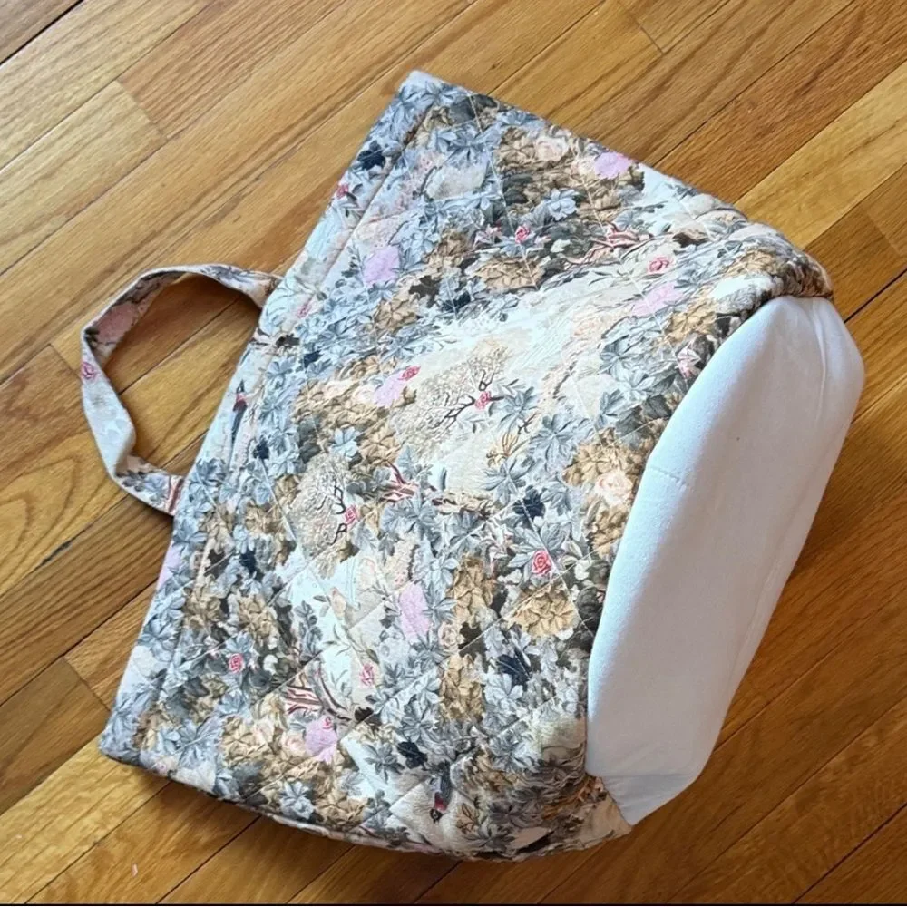 New Anthropologie Francois Quilted Fabric Basket One Size
